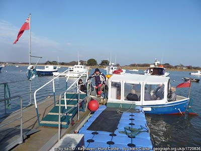 The Hurst Castle ferry