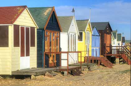 Hengistbury Head - beach huts