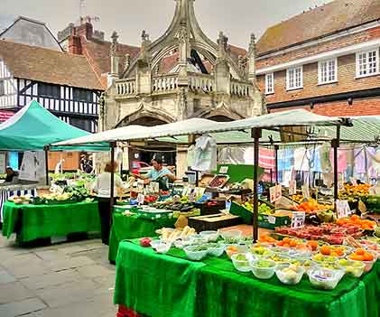Salisbury - the market and Poultry Cross