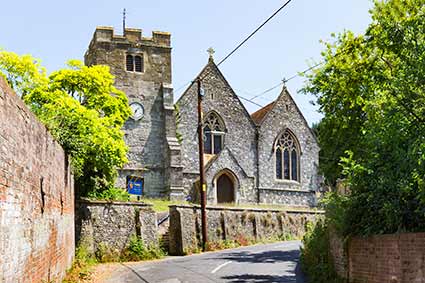 Eling - the Parish Church of St Mary the Virgin