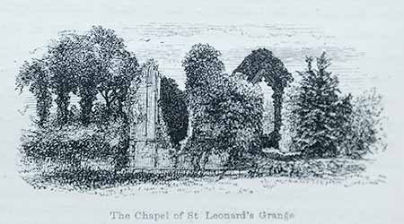 An illustration of the chapel at St Leonard's, taken from 'The New Forest - its history and scenery' by John Wise, first published in 1862