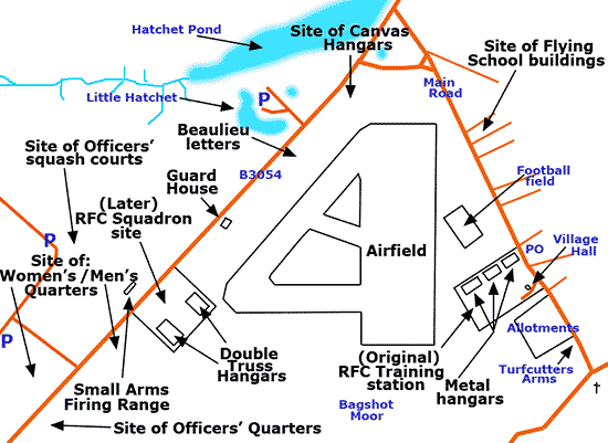 East Boldre Airfield map