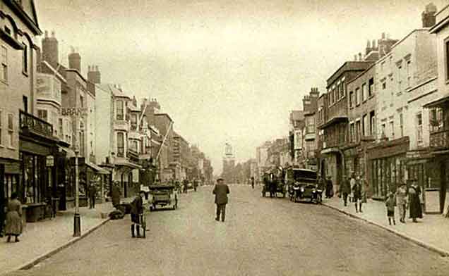 Lymington -  another quite early view of the High Street