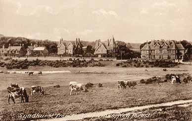 A view of the golf course showing part of the section that was then on White Moor