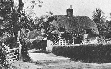 A wayside cottage near Lyndhurst. Could this be the same cottage as that shown alongside, albeit at an earlier date?