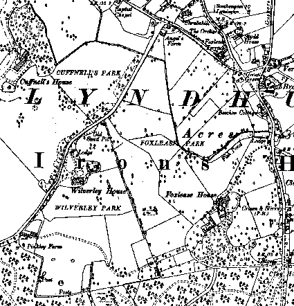 Wilverley - the 1898 Ordnance Survey map