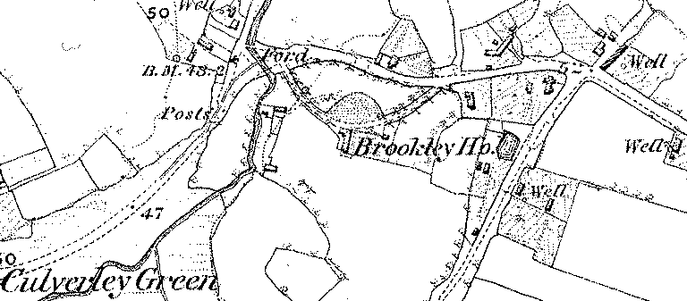 Brookley Road 1870s map