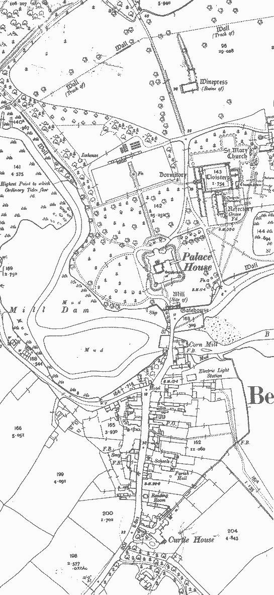 Beaulieu 1909 map