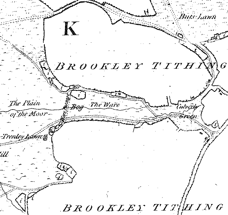 The Weirs - Richardson, King, Driver and Driver map