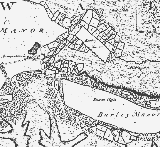 Burley eastern area - Richardson, King, Driver and Driver map