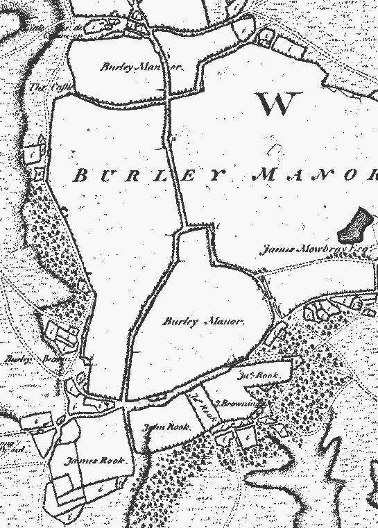 Manor and village centre - Richardson, King, Driver and Driver map