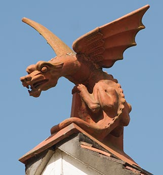 One of the Allum Green dragons
